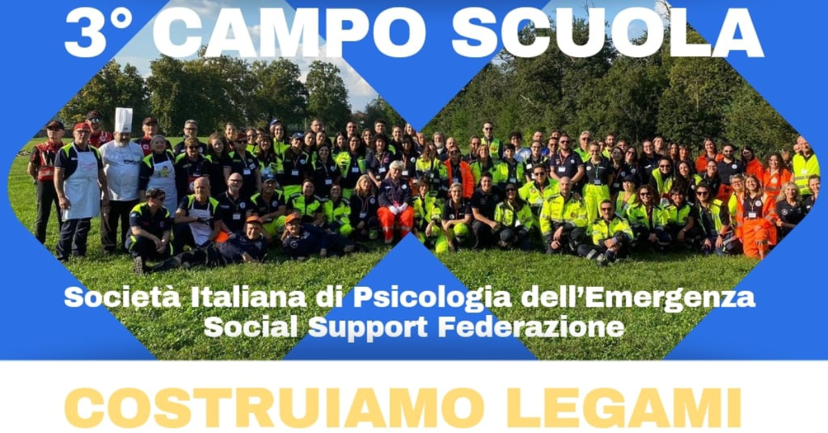 Foto di gruppo del 3 Campo Scuola di SIPEM SoS Federazione