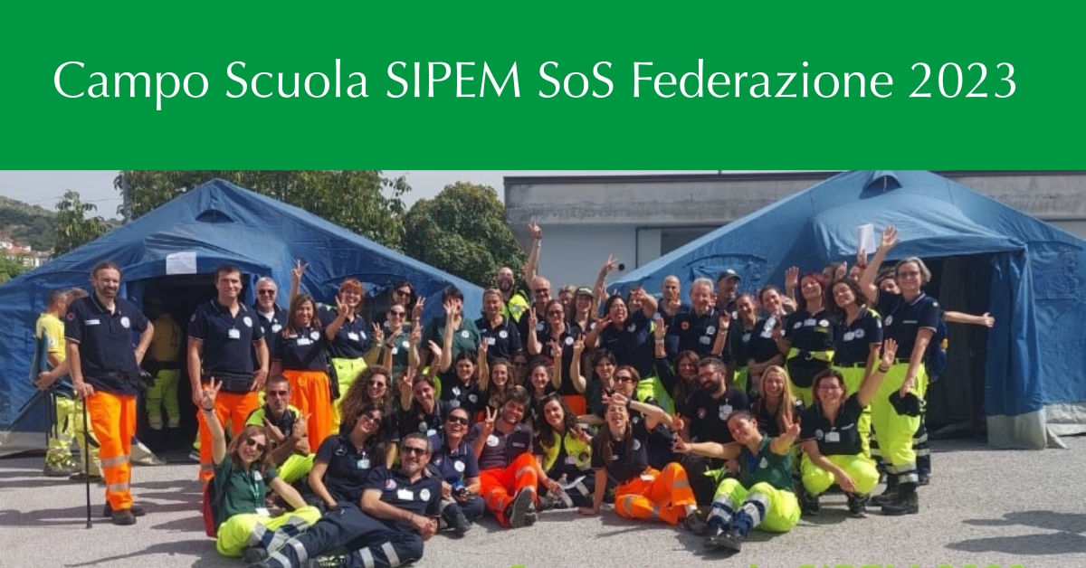 Foto di gruppo del 2 Campo Scuola di SIPEM SoS Federazione